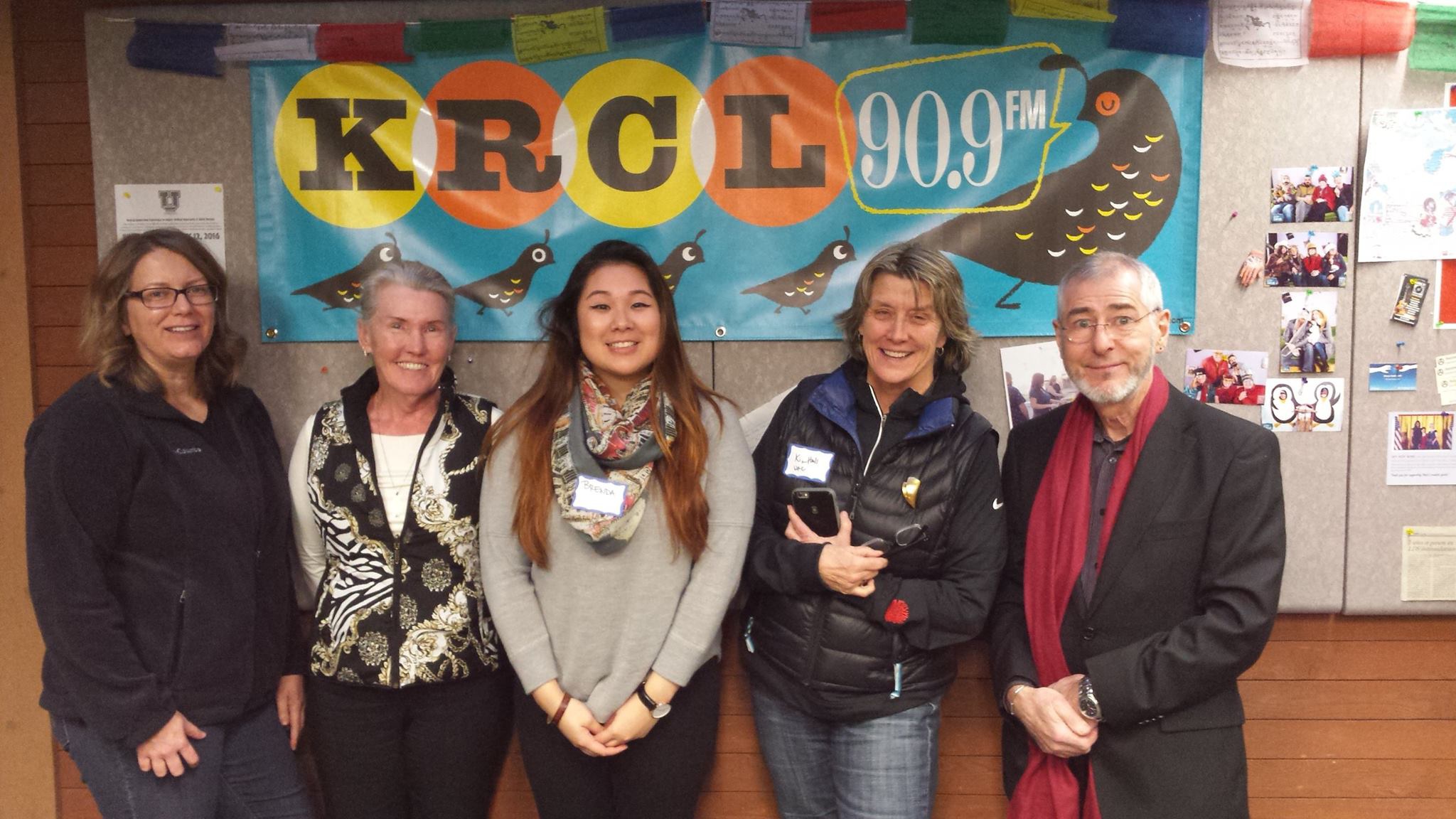 L-R: Lara Jones, Lola Britton, Brenda Dao, Kim Hall, and Nick Burns